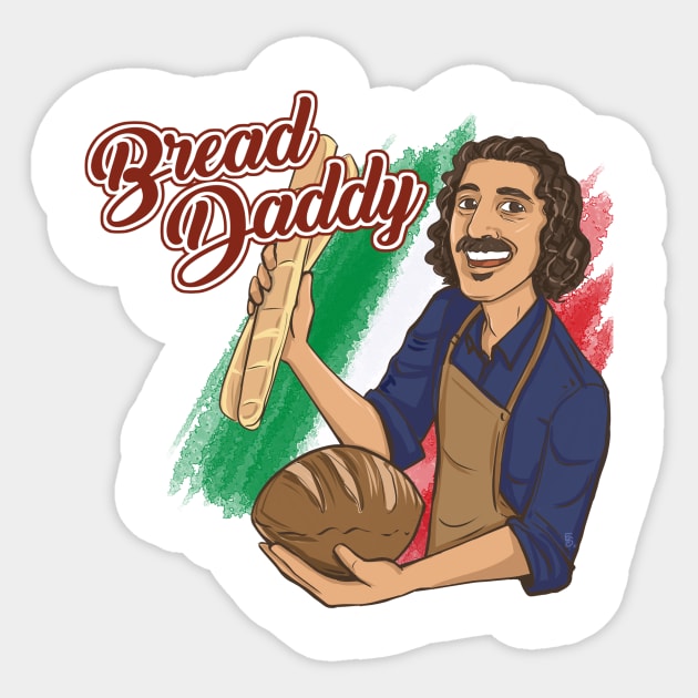 Great British Bake Off - Giuseppe, the Bread Daddy Sticker by Giant Size Team Up Network